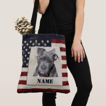 Stars en Stripes Dog Foto  Pet Memorial