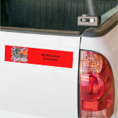 Stars en Stripes Gamefowl Bumpersticker (Op Truck)