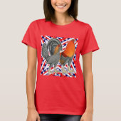Stars en Stripes Gamefowl T-shirt (Voorkant)