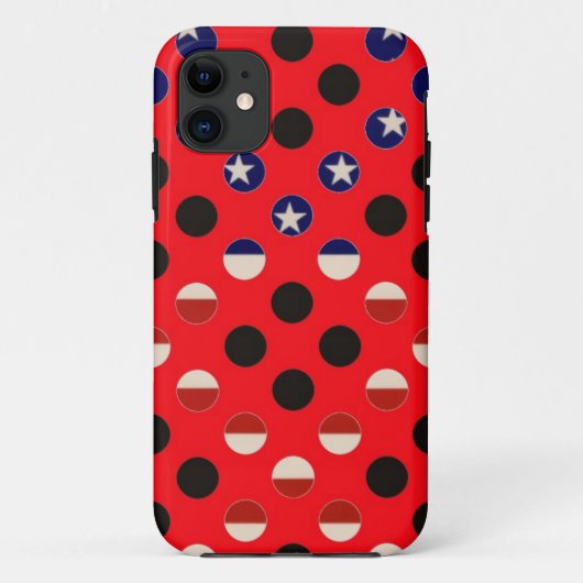 Stars en Stripes iPhone 5 Hoesje (Achterkant)