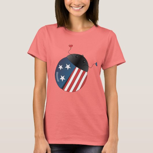 Stars en Stripes Ladybug T-shirt (Voorkant)