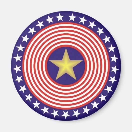 Stars en Stripes Magnet (Voorkant)
