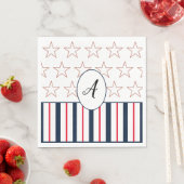 Stars en stripes Paper Napkins Servet (Insitu)