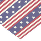 Stars en Stripes Patriotic Americana Vlag Verenigd Medium Tafelloper (Hoek)