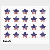 Stars en Stripes Patriottische Sticker (Vel)