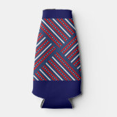 Stars en Stripes Patterned Koelbox Flesjeskoeler (Voorkant)