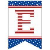 Stars en Stripes Red White Blue Register als stemg Vlaggetjes (Tweede vlag)