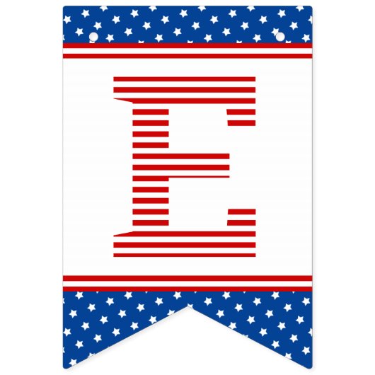 Stars en Stripes Red White Blue Register als stemg Vlaggetjes (Tweede vlag)