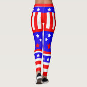 Stars en Stripes uit de VS Leggings (Achterkant)