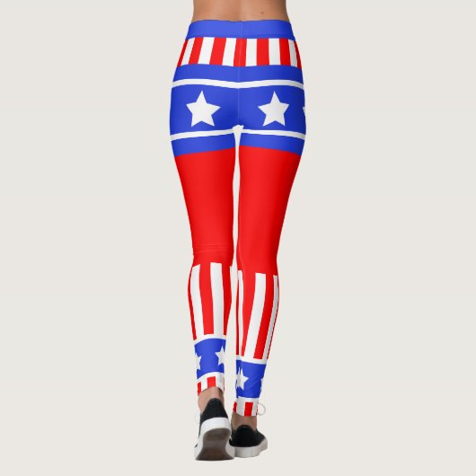 Stars en Stripes uit de VS Leggings (Achterkant)