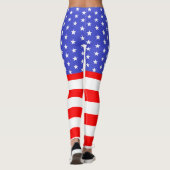 Stars en Stripes uit de VS Leggings (Achterkant)