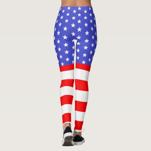 Stars en Stripes uit de VS Leggings (Achterkant)