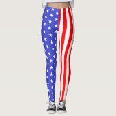 Stars en Stripes uit de VS Leggings (Voorkant)