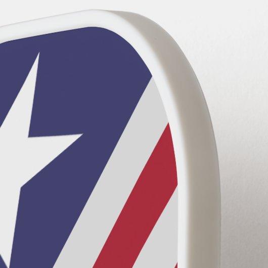 Stars en Stripes uit de VS Pickleball Paddle (Links Detail)