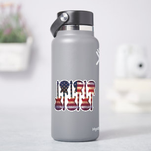 Stars en Stripes uit de VS Sticker