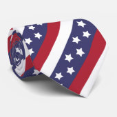 Stars en Stripes uit de VS Stropdas (Opgerold)