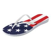 Stars en Stripes uit de VS Teenslippers (Schuin)
