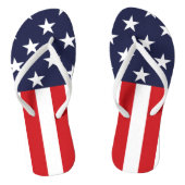 Stars en Stripes uit de VS Teenslippers (Voetbed)