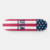 Stars en Stripes US Flag Custom Persoonlijk Skateboard (Horizontaal)