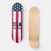 Stars en Stripes US Flag Custom Persoonlijk Skateboard (Voorkant)