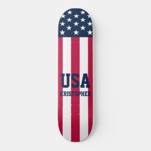 Stars en Stripes US Flag Custom Persoonlijk Skateboard