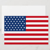 Stars en Stripes USA Briefpapier (Voorkant / Achterkant)