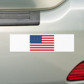 Stars en Stripes USA Bumpersticker (Op auto)