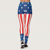 Stars en Stripes USA Leggings (Achterkant)