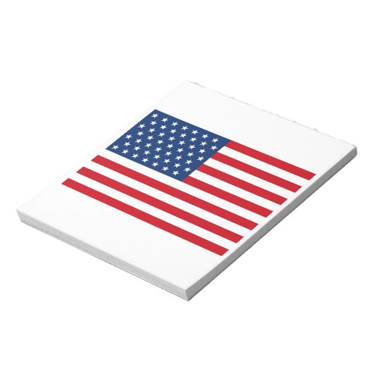 Stars en Stripes USA Notitieblok (Linkerzijde)