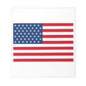 Stars en Stripes USA Notitieblok (Voorkant)