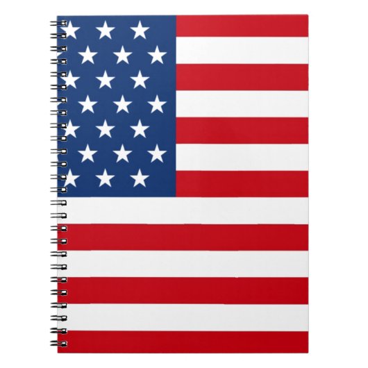Stars en Stripes USA Notitieboek (Voorkant)
