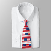 Stars en Stripes USA Stropdas (Gebonden)