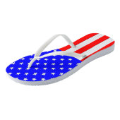 Stars en Stripes USA Teenslippers (Schuin)