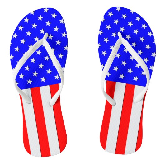 Stars en Stripes USA Teenslippers (Voetbed)