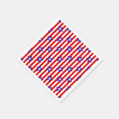 Stars en Stripes van 4 juli Napkins Servet (Hoek)