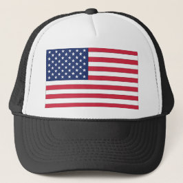 Stars en Stripes van de Verenigde Staten van Ameri Trucker Pet
