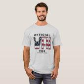 Stars en Stripes werken van de ambtenaar van het l T-shirt (Voorkant volledig)