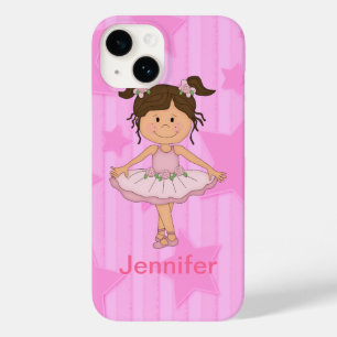Stars en stripes worden door een roze balet gepers Case-Mate iPhone 14 hoesje