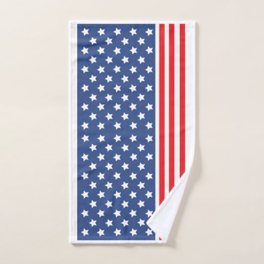 Stars en strips bad handdoek (Handdoek)