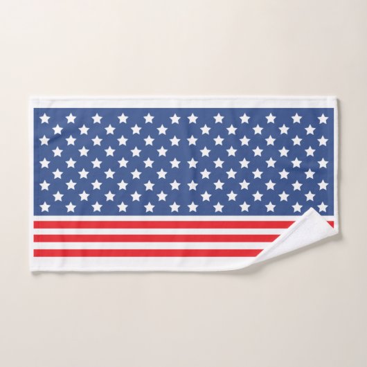 Stars en strips bad handdoek (Handdoek)