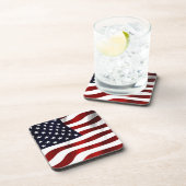 STARS EN STRIPVLAG BIER ONDERZETTER (Rechterzijde)