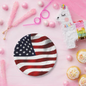 STARS EN STRIPVLAG PAPIEREN BORDJE (Feest)