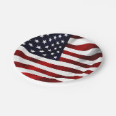 STARS EN STRIPVLAG PAPIEREN BORDJE (Gekanteld)