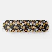 Stars Explosion Gold Black Bronze Silver Confetti Persoonlijk Skateboard (Horizontaal)