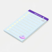 Stars & Flying Saucers personaliseerde dingen om t Post-it® Notes (Schuin)