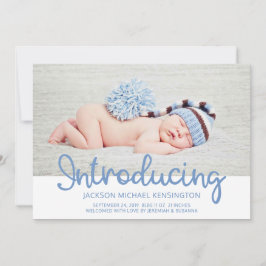 Stars Foto geboortedatum Baby bekendmaking Aankondiging