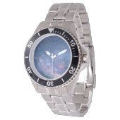Stars Galaxy Gradient Horloge (Gekanteld)