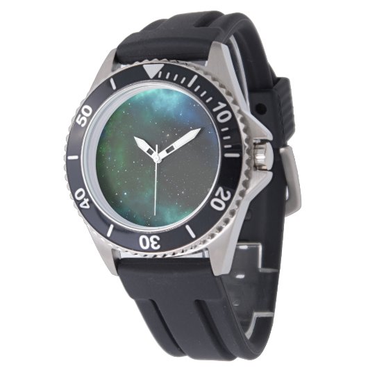 Stars Galaxy Gradient Horloge (Gekanteld)