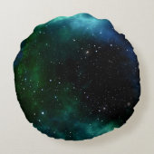 Stars Galaxy Gradient Rond Kussen (Achterkant)