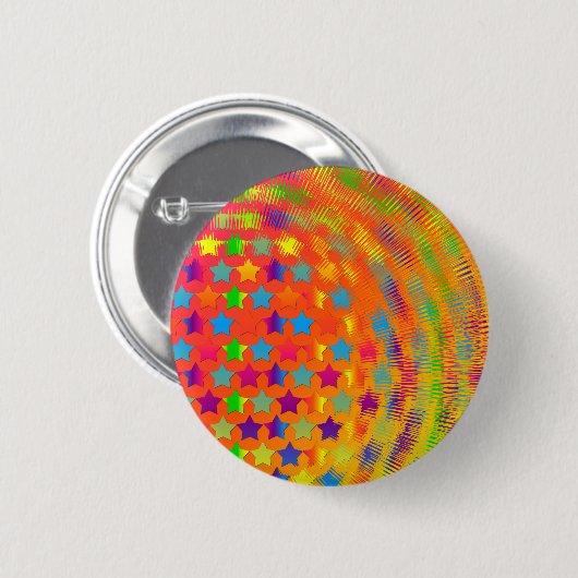 Stars geëxplodeerde PIN BACK BUTTON (Voorkant /achterkant)